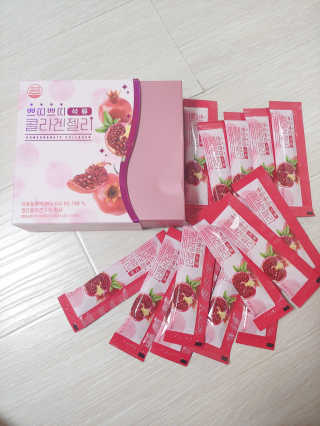 헬스업_쁘띠쁘띠석류콜라겐젤리_20g x 14포 — 5점을 준 리뷰어가 2020년 8월 올린 사용 사진