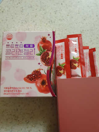 헬스업_쁘띠쁘띠석류콜라겐젤리_20g x 14포 — 5점을 준 리뷰어가 2020년 9월 올린 사용 사진
