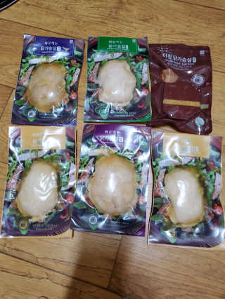 바로 먹는 아침 실온보관 닭가슴살 6종 — 5점을 준 리뷰어가 2020년 9월 올린 사용 사진