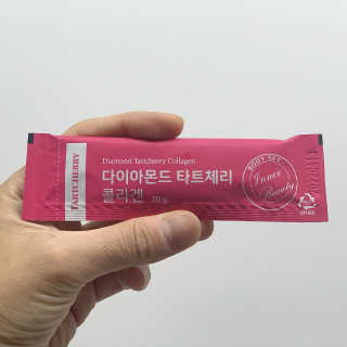 [푸름웰니스] 다이아몬드 타트체리 콜라겐 — 5점을 준 리뷰어가 2020년 10월 올린 사용 사진
