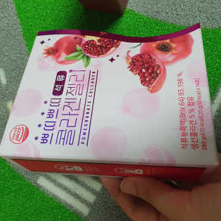 헬스업_쁘띠쁘띠석류콜라겐젤리_20g x 14포 — 4점을 준 리뷰어가 2020년 9월 올린 사용 사진