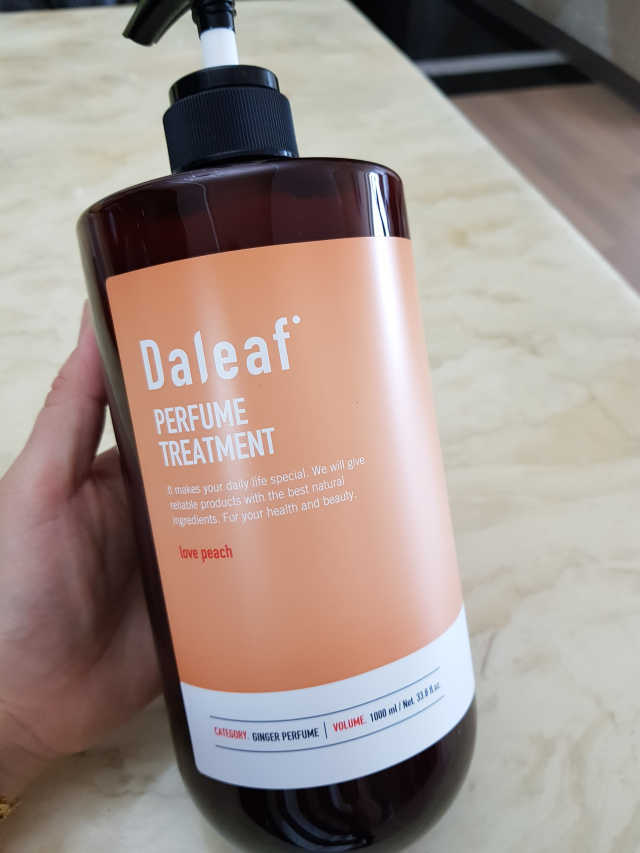 달리프 진저 베러 퍼퓸 트리트먼트 1000ml 러브피치 리뷰 사진