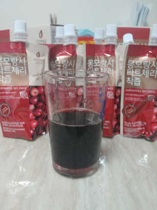 자연에온 몽모랑시 타트체리 착즙 100mL 10개입 2BOX — 5점을 준 리뷰어가 2020년 9월 올린 사용 사진