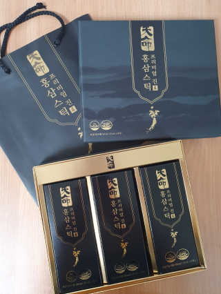 헬스업_천명진프리미엄홍삼스틱_10ml x 30포 — 5점을 준 리뷰어가 2020년 8월 올린 사용 사진