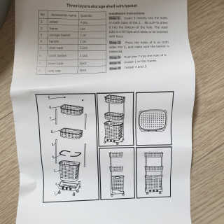 바네스데코 다용도 이동식 3단 리빙 트롤리 그레이 — 4.5점을 준 리뷰어가 2020년 5월 올린 사용 사진