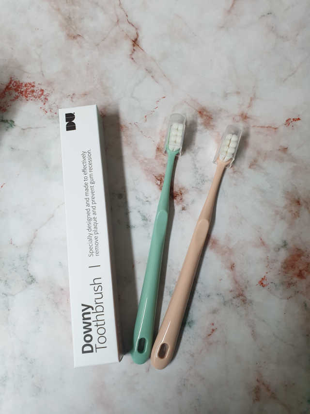 부드러운 구름칫솔 DU 다우니칫솔 2개입 리뷰 사진