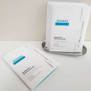 바이오믹 BIOMEEK SENSIMETIC SOOTHING MASK.S — 5점을 준 리뷰어가 2020년 6월 올린 사용 사진