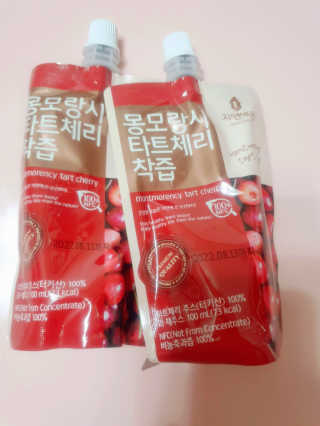 자연에온 몽모랑시 타트체리 착즙 100mL 10개입 2BOX — 5점을 준 리뷰어가 2020년 9월 올린 사용 사진