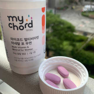 JW중외제약 마이코드 멀티비타민미네랄 포 우먼 — 4점을 준 리뷰어가 2020년 9월 올린 사용 사진