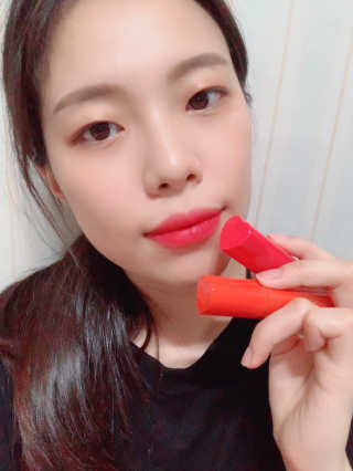 [블랙루즈] 컬러 락 하트 틴트 1+1 — 3.5점을 준 리뷰어가 2020년 7월 올린 사용 사진