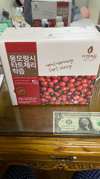 자연에온 몽모랑시 타트체리 착즙 100mL 10개입 2BOX — 5점을 준 리뷰어가 2020년 10월 올린 사용 사진