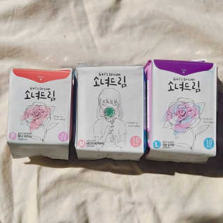 Girls Dream Sanitary Napkins — 4.5점을 준 리뷰어가 2021년 2월 올린 사용 사진