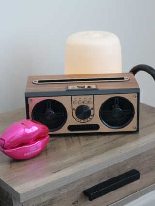 SEVIZ RETRO20W 레트로 블루투스 스피커 — 5점을 준 리뷰어가 2020년 10월 올린 사용 사진