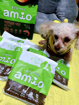 [풀무원 아미오] 자연담은식단 1kg 3종 — 5점을 준 리뷰어가 2020년 12월 올린 사용 사진