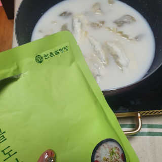 한촌몰 설렁탕집 가마솥 도가니탕 350g x 2팩 — 5점을 준 리뷰어가 2020년 8월 올린 사용 사진