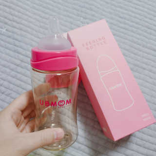 유비맘 PPSU 젖병 노꼭지_260ml_컬러 랜덤 발송 — 5점을 준 리뷰어가 2020년 10월 올린 사용 사진