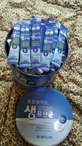 서울약사신협_프로바이오생유산균_2.5G x 100포 — 5점을 준 리뷰어가 2020년 4월 올린 사용 사진