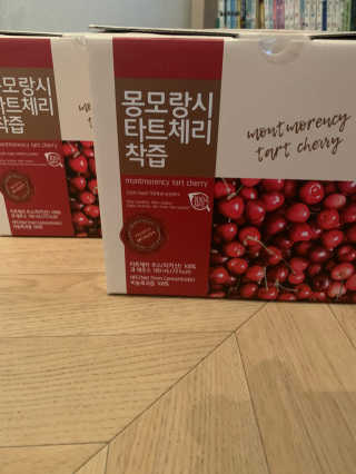 자연에온 몽모랑시 타트체리 착즙 100mL 10개입 2BOX — 4점을 준 리뷰어가 2020년 12월 올린 사용 사진