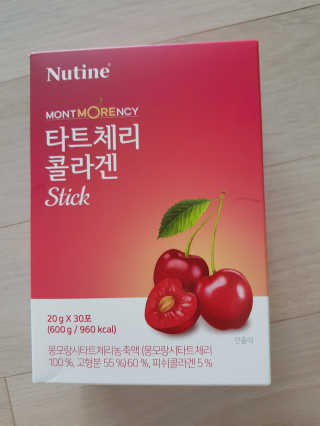 뉴틴 타트체리 콜라겐 스틱 20g X 30포 — 5점을 준 리뷰어가 2020년 8월 올린 사용 사진