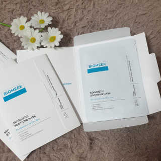 바이오믹 BIOMEEK SENSIMETIC SOOTHING MASK.S — 4.5점을 준 리뷰어가 2020년 7월 올린 사용 사진