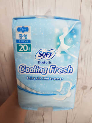 LG유니참 쏘피SOFY [SOFY] 바디피트 쿨링프레쉬 — 5점을 준 리뷰어가 2020년 6월 올린 사용 사진