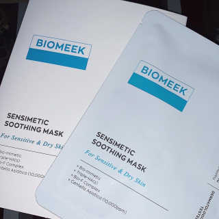 바이오믹 BIOMEEK SENSIMETIC SOOTHING MASK.S — 5점을 준 리뷰어가 2020년 7월 올린 사용 사진