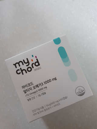 JW중외제약 마이코드 알티지 오메가3 1000 mg — 4.5점을 준 리뷰어가 2020년 9월 올린 사용 사진