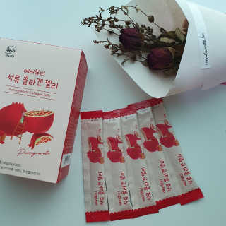 365더건강 에버뷰티 석류콜라겐 젤리 — 3점을 준 리뷰어가 2020년 7월 올린 사용 사진