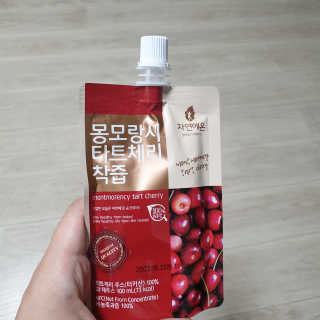 자연에온 몽모랑시 타트체리 착즙 100mL 10개입 2BOX — 5점을 준 리뷰어가 2020년 11월 올린 사용 사진
