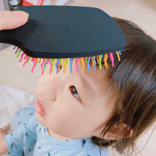 아이캔디 레인보우 볼륨S 패들 브러쉬 — 5점을 준 리뷰어가 2020년 12월 올린 사용 사진