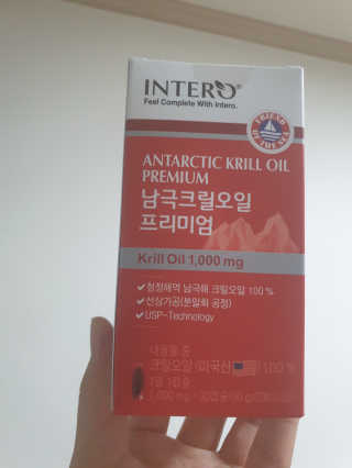 인테로 크릴오일 프리미엄 — 4점을 준 리뷰어가 2020년 6월 올린 사용 사진