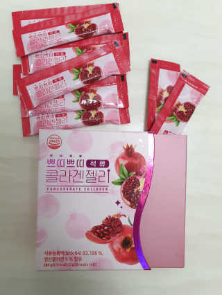 헬스업_쁘띠쁘띠석류콜라겐젤리_20g x 14포 — 4점을 준 리뷰어가 2020년 10월 올린 사용 사진