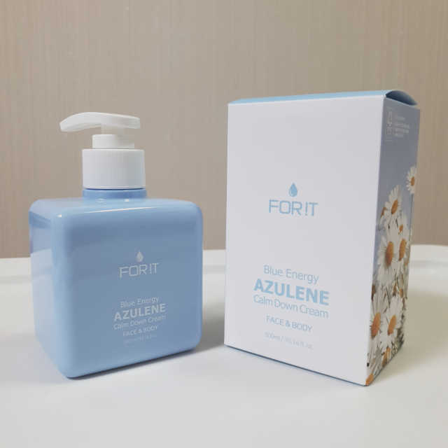 포잇 블루에너지 아줄렌 대용량 수분크림300ml 리뷰 사진