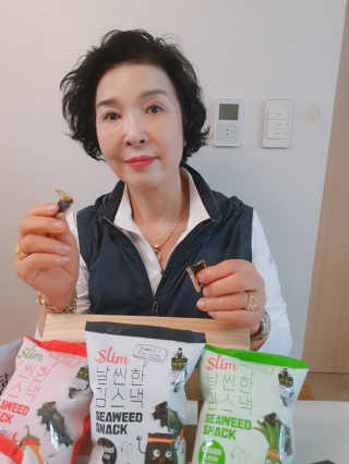 김연구가 박향희 박향희 날씬한 김스낵 4종 — 5점을 준 리뷰어가 2020년 7월 올린 사용 사진