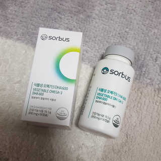 소버스 식물성 오메가3 DHA 600 — 5점을 준 리뷰어가 2020년 4월 올린 사용 사진