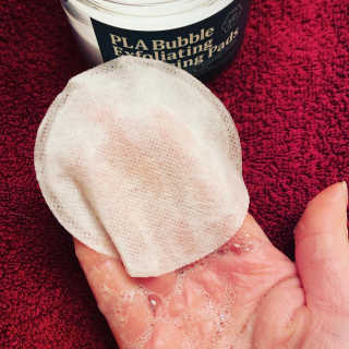 뷰트리 BEAUTREE PLA 버블 각질 제거 클렌징 패드 — 5점을 준 리뷰어가 2020년 10월 올린 사용 사진