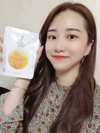 한천수 펩타이드 마스크팩 5종 10매 구성 — 5점을 준 리뷰어가 2020년 5월 올린 사용 사진