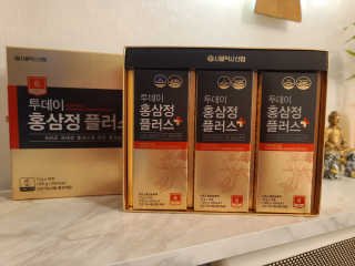 서울약사신협_투데이홍삼정플러스스틱_10g x 30포 — 5점을 준 리뷰어가 2020년 12월 올린 사용 사진