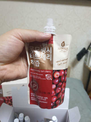 자연에온 몽모랑시 타트체리 착즙 100mL 10개입 2BOX — 5점을 준 리뷰어가 2020년 11월 올린 사용 사진