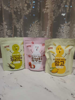 BASSAK 바삭 프리즈 크리스피 3종 — 4점을 준 리뷰어가 2020년 10월 올린 사용 사진