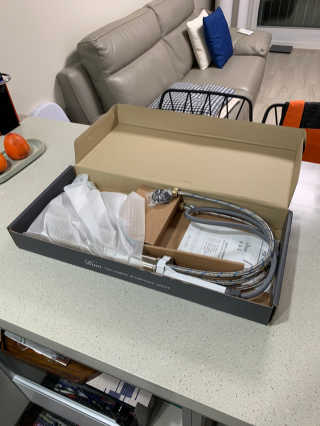 DS670SN 두진바스 하모니프리미엄 싱크대 수전 사틴니켈 — 4.5점을 준 리뷰어가 2020년 11월 올린 사용 사진