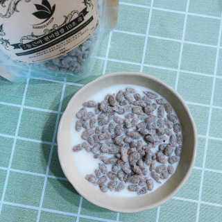 산들녘 둥근마 현미 찹쌀 과자와 둥근마 현미 찹쌀 10초 죽 — 4점을 준 리뷰어가 2020년 7월 올린 사용 사진