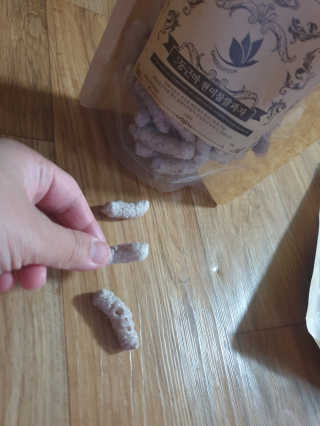 산들녘 둥근마 현미 찹쌀 과자와 둥근마 현미 찹쌀 10초 죽 — 4점을 준 리뷰어가 2020년 7월 올린 사용 사진
