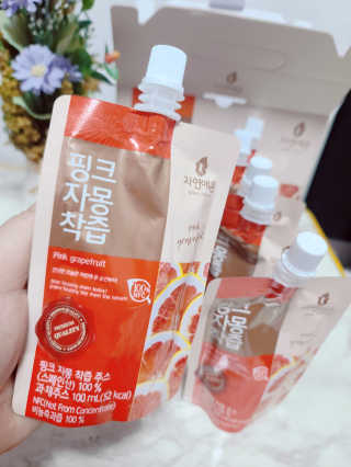 자연에온 핑크 자몽 착즙 100mL 10개입 2BOX — 5점을 준 리뷰어가 2020년 11월 올린 사용 사진