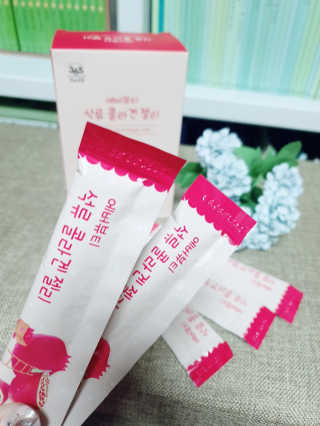 365더건강 에버뷰티 석류콜라겐 젤리 — 5점을 준 리뷰어가 2020년 8월 올린 사용 사진