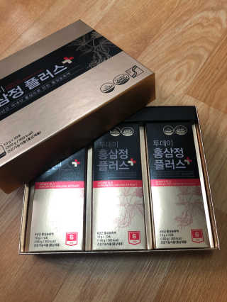 서울약사신협_투데이홍삼정플러스스틱_10g x 30포 — 5점을 준 리뷰어가 2020년 11월 올린 사용 사진