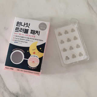 스노우투플러스 원나잇 트러블 패치 — 5점을 준 리뷰어가 2020년 8월 올린 사용 사진