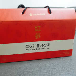 서울약사신협_New프리미엄6년근홍삼진액_70mlx30포 — 5점을 준 리뷰어가 2020년 8월 올린 사용 사진