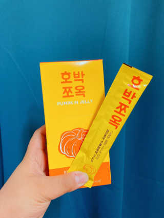 조은약초 국산 늙은 호박즙 호박쪼옥 젤리 20g x 15포 — 5점을 준 리뷰어가 2020년 6월 올린 사용 사진