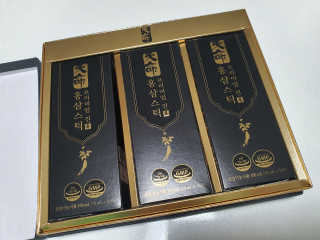 헬스업_천명진프리미엄홍삼스틱_10ml x 30포 — 5점을 준 리뷰어가 2020년 9월 올린 사용 사진